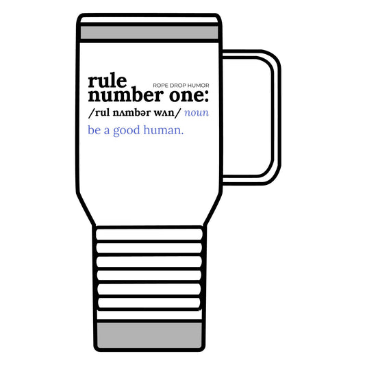 Be a good human vacuum insulated coffee tumbler