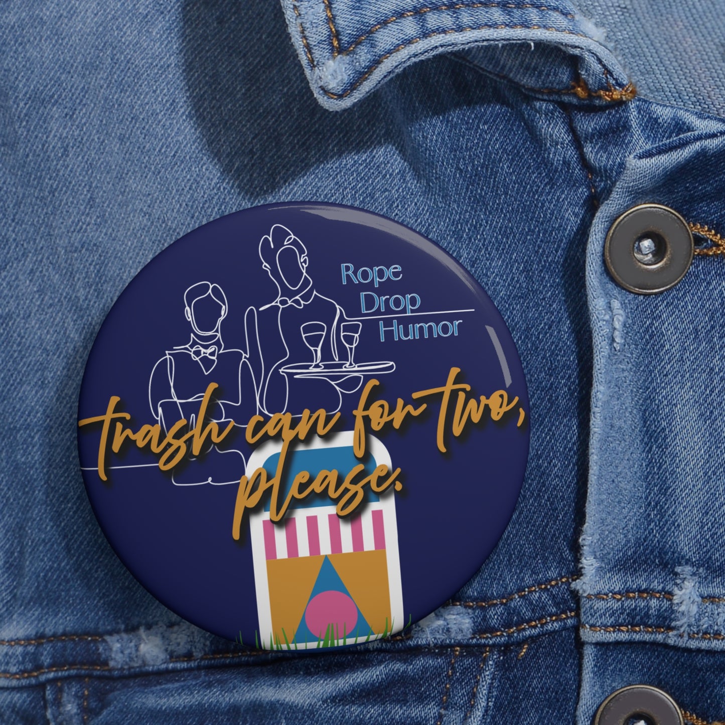 Trashcan for two, please (button!)