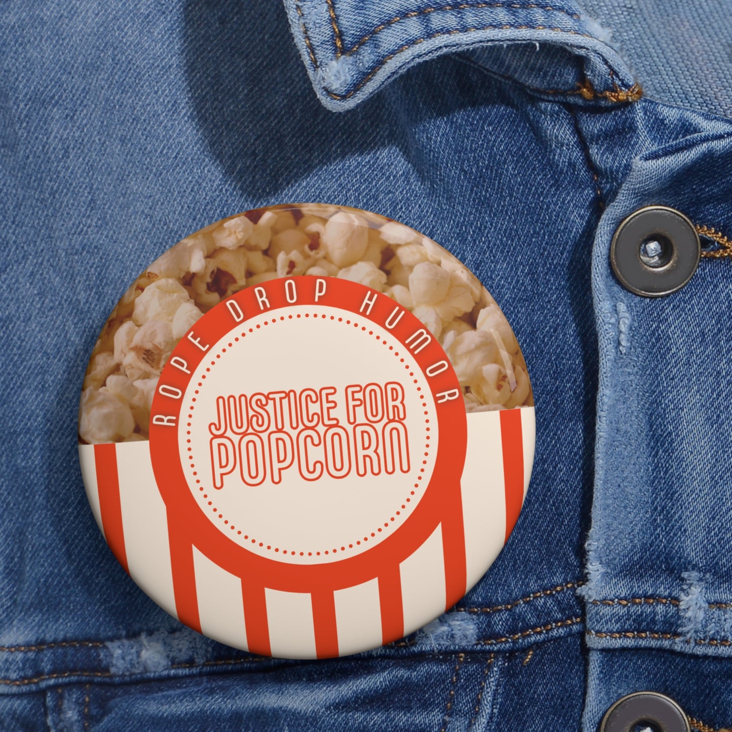 Justice for Popcorn Button