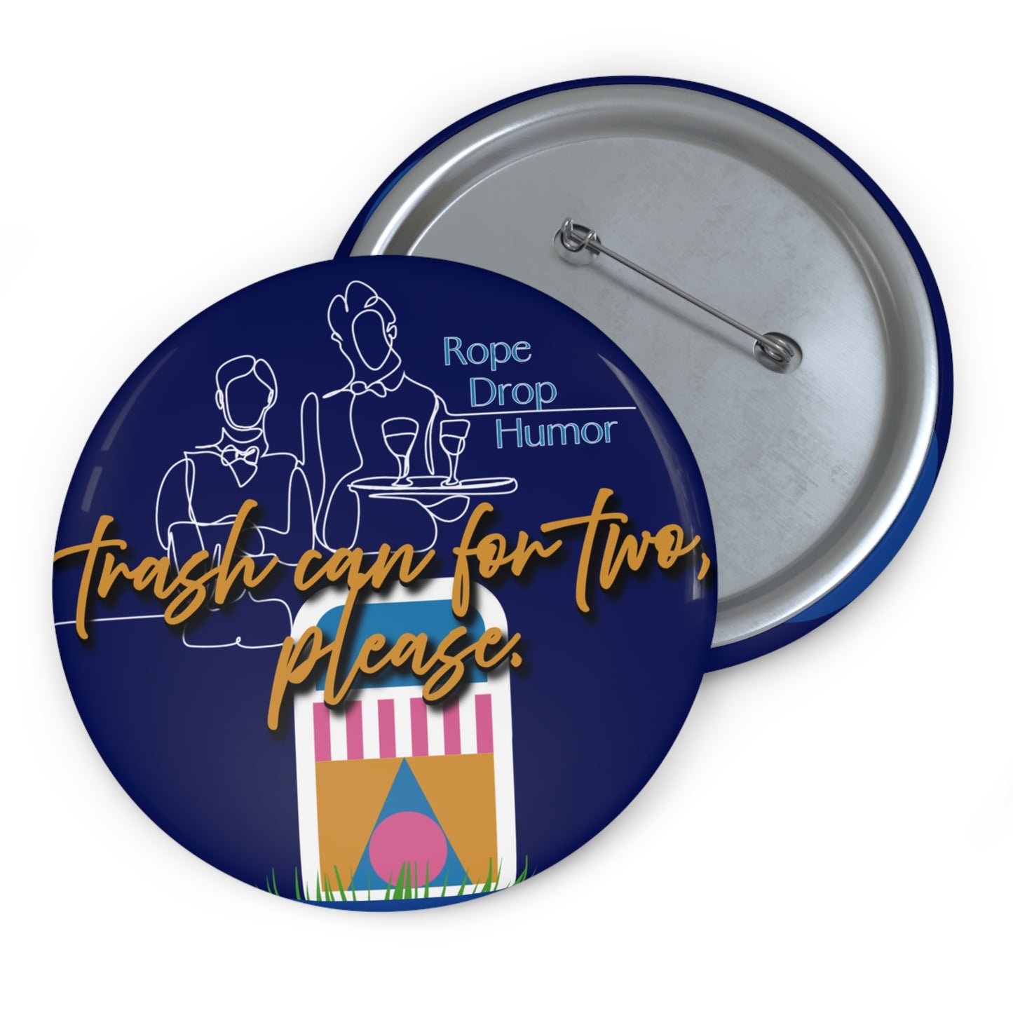 Trashcan for two, please (button!)