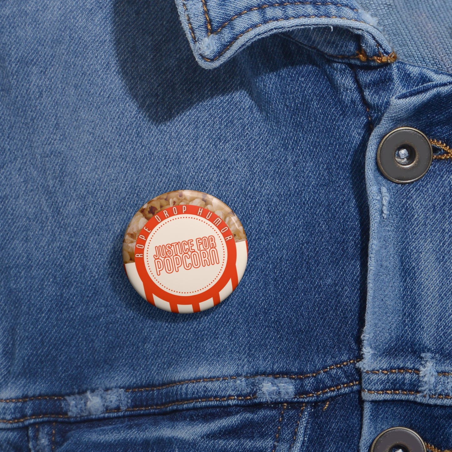 Justice for Popcorn Button