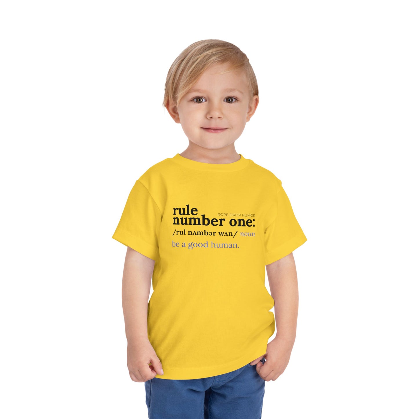 be a good human toddler