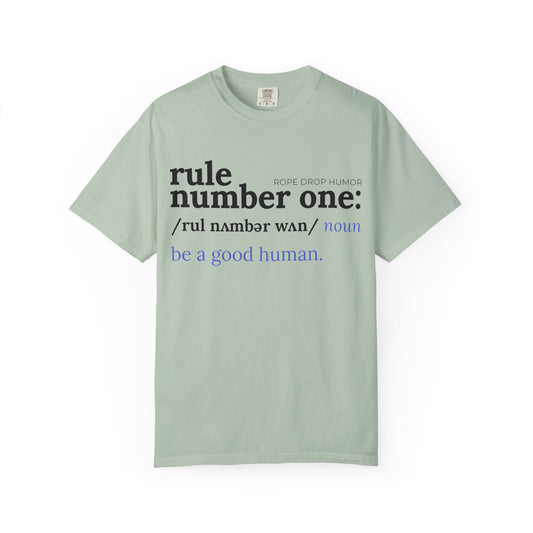 be a good human comfort colors