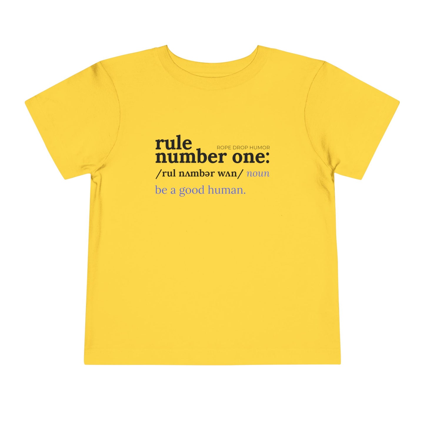 be a good human toddler