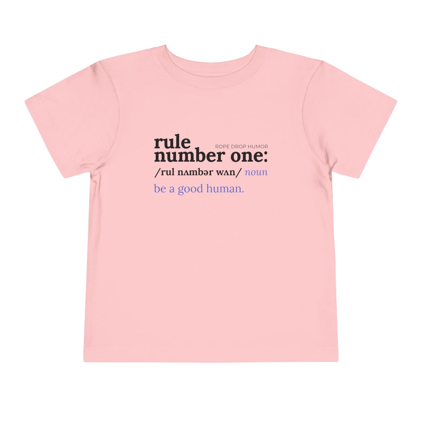 be a good human toddler