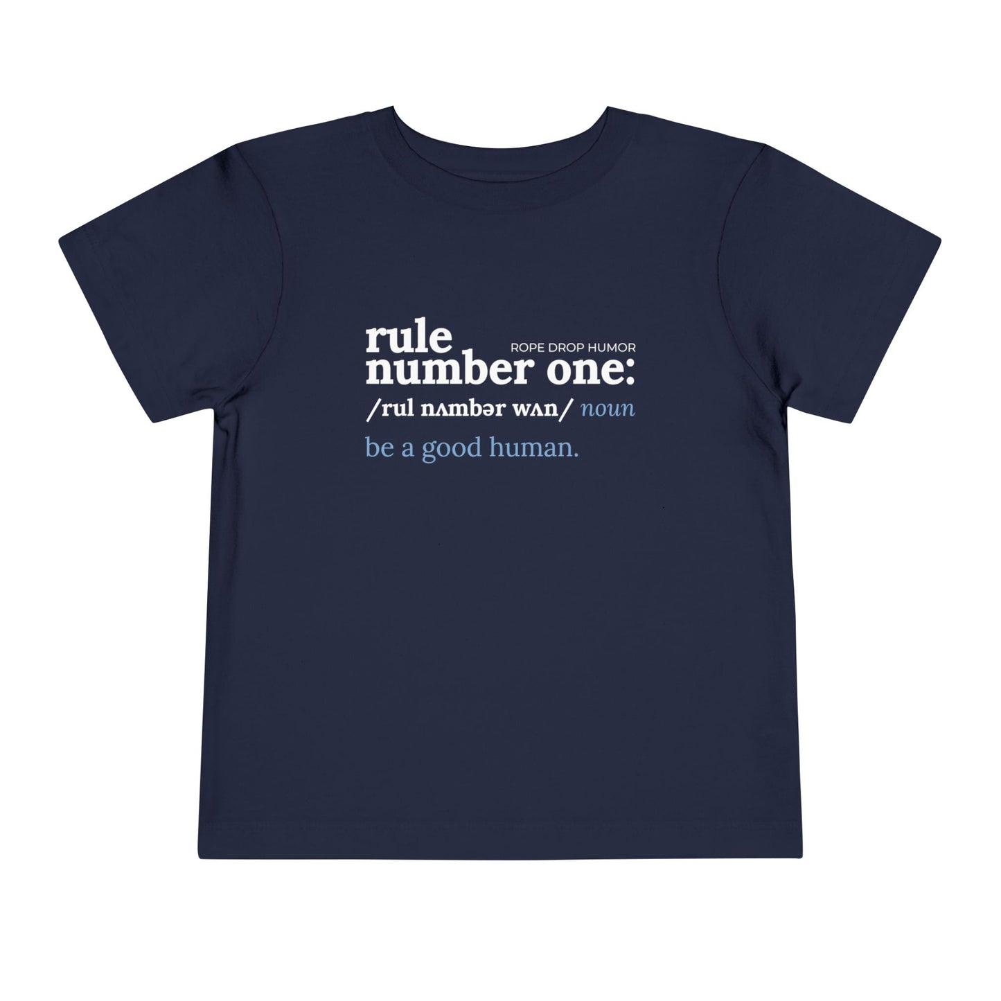 be a good human toddler