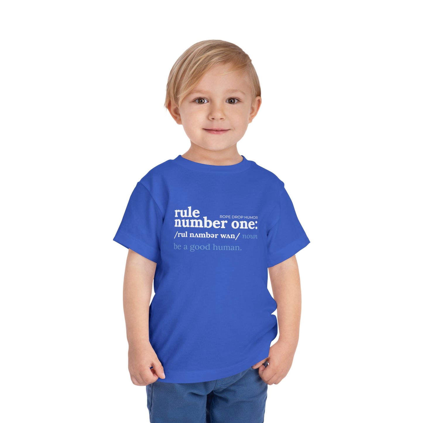 be a good human toddler