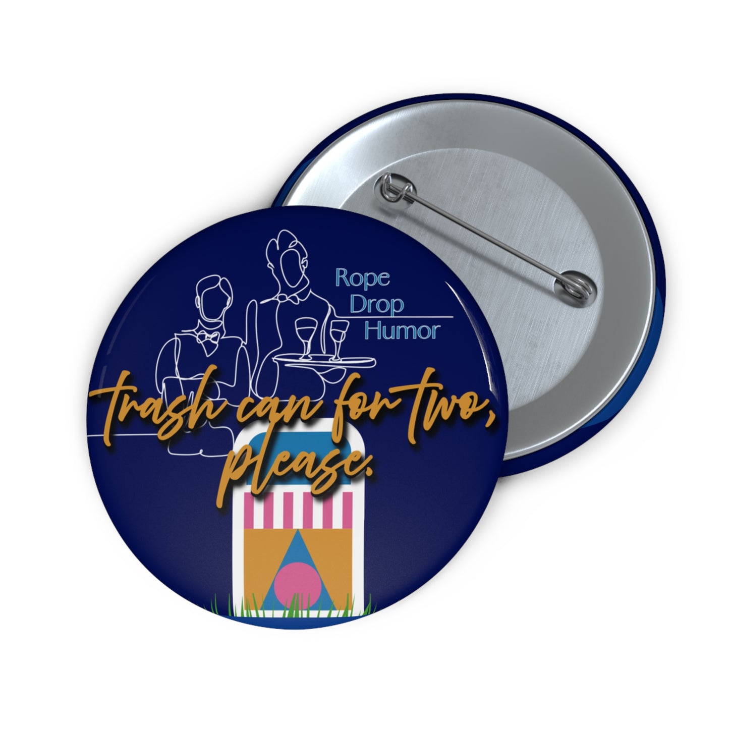 Trashcan for two, please (button!)