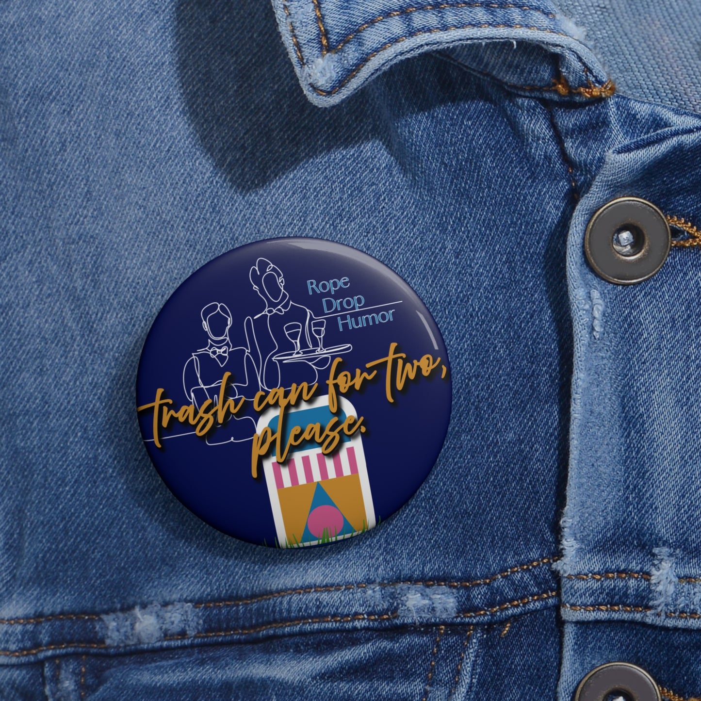 Trashcan for two, please (button!)