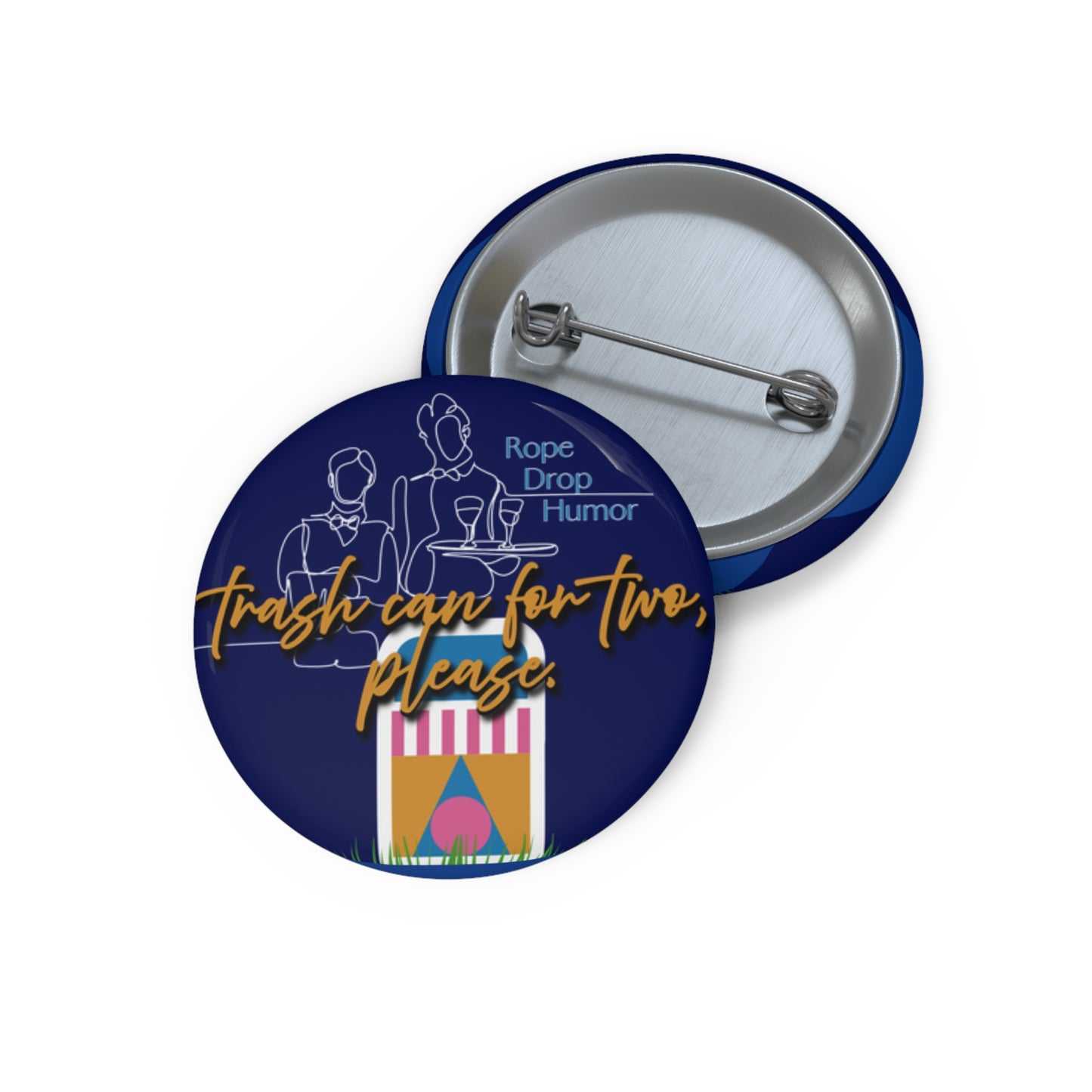 Trashcan for two, please (button!)