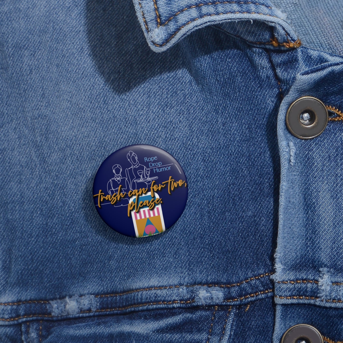 Trashcan for two, please (button!)