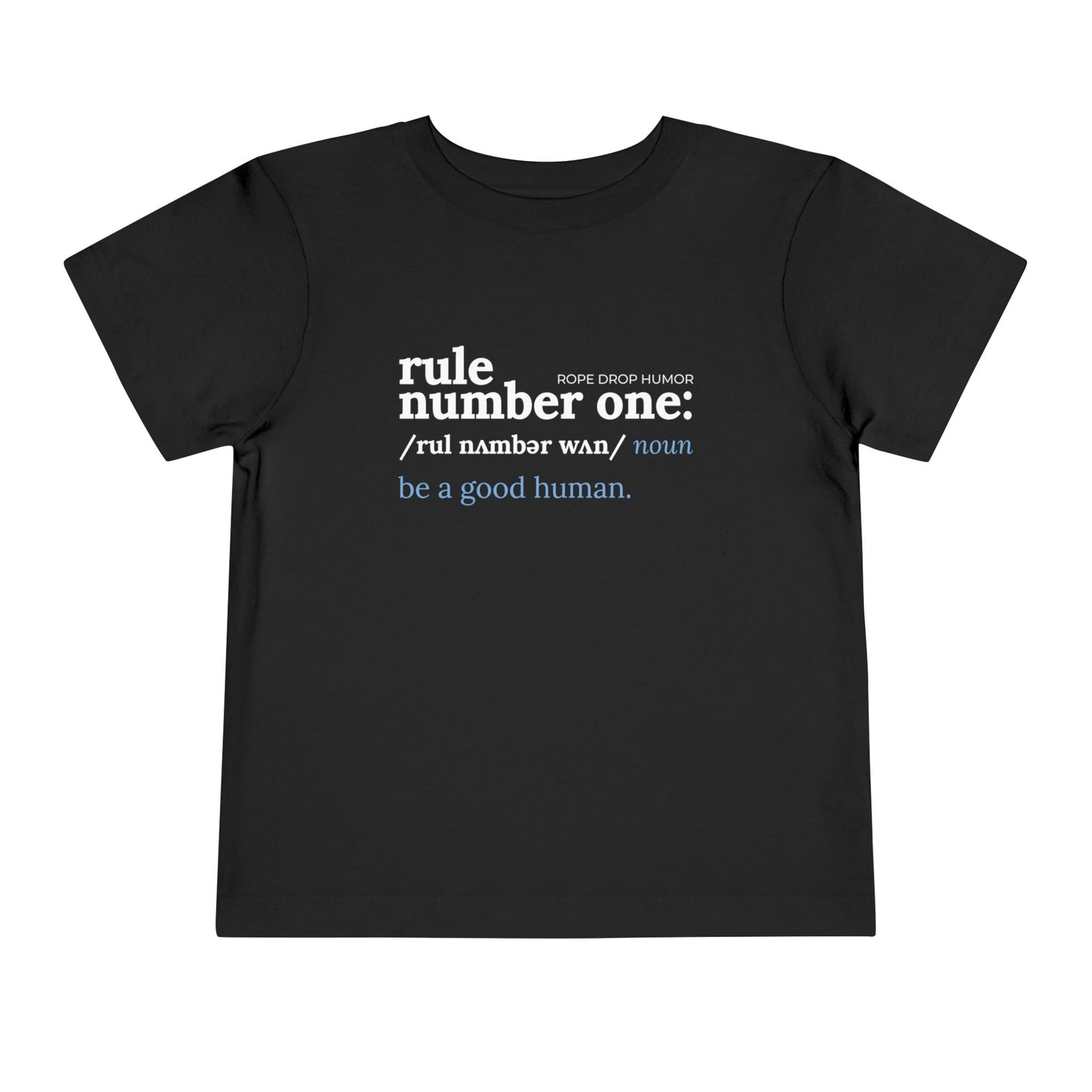 be a good human toddler
